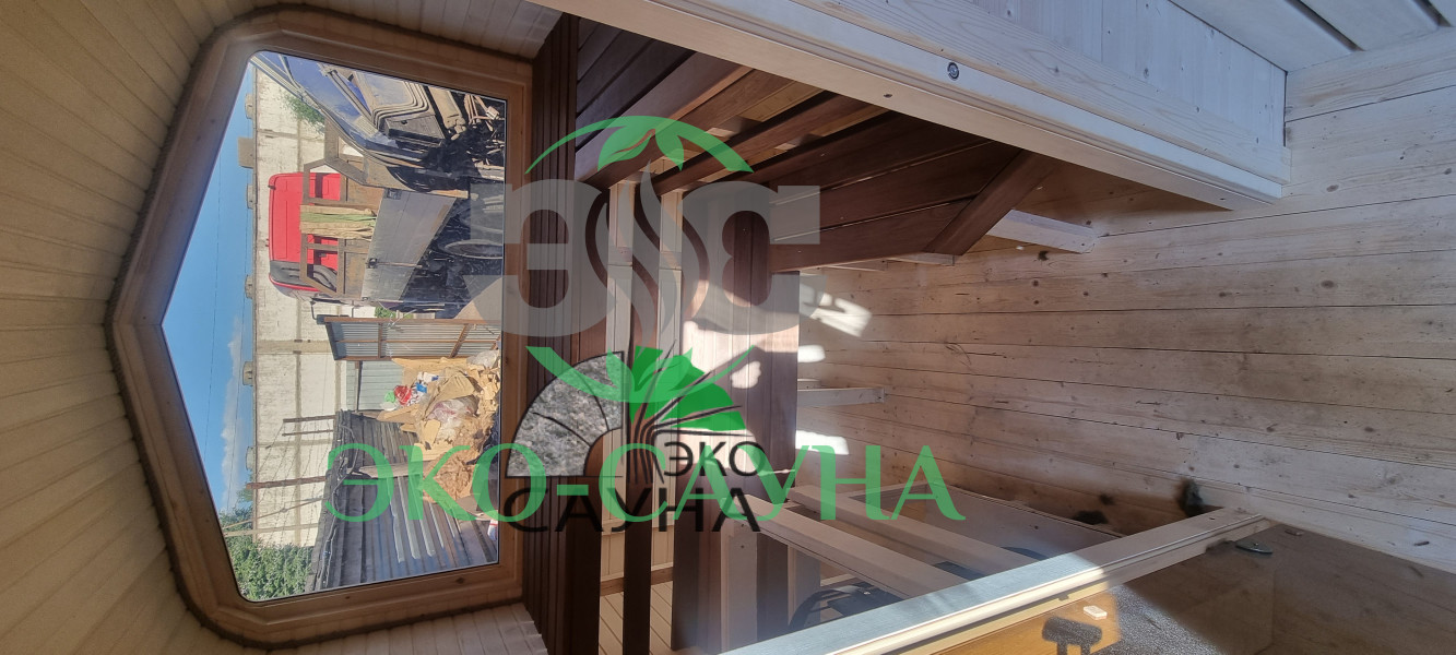 Баня куб панорама М1  4м  