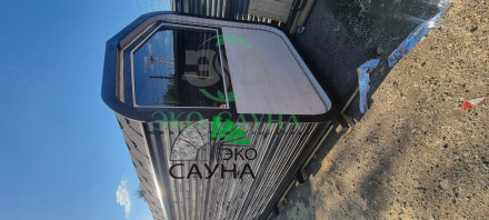 Баня куб панорама М1  4м  