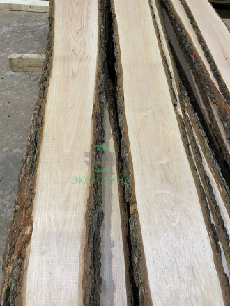Доска необрезная шлифованная, ольха 28мм*150мм-350мм* 2.50м- 3м 1