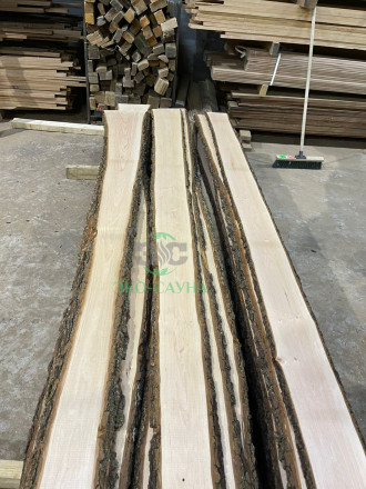 Доска необрезная шлифованная, ольха 28мм*150мм-350мм* 2.50м- 3м 1