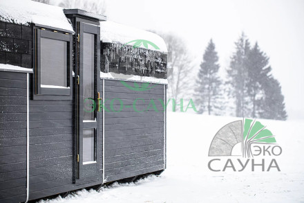 Гостевой домик квадро модерн функо 1  6м x 2,40м 