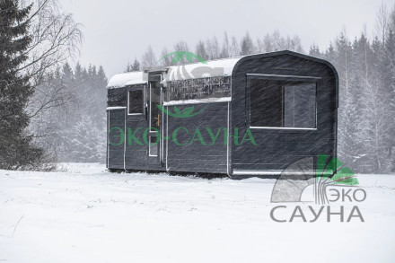 Гостевой домик квадро модерн функо 1  6м x 2,40м 