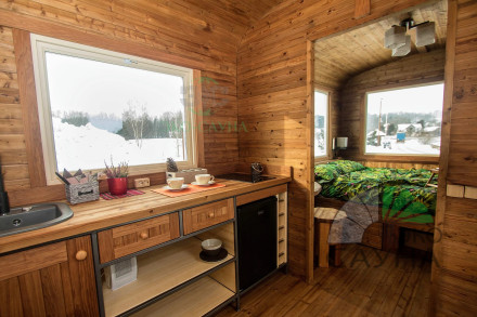 Гостевой домик квадро модерн функо 1  6м x 2,40м 