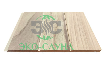 Вагонка STS из Абаша (Natural) 16х125(115)мм сорт Экстра