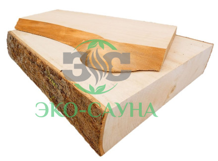 Доска необрезная из Липы "70мм" сорт 0-1