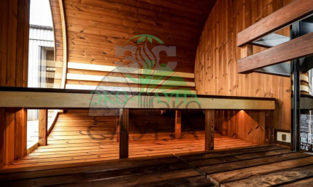 Овальная баня бочка функо1 4м 