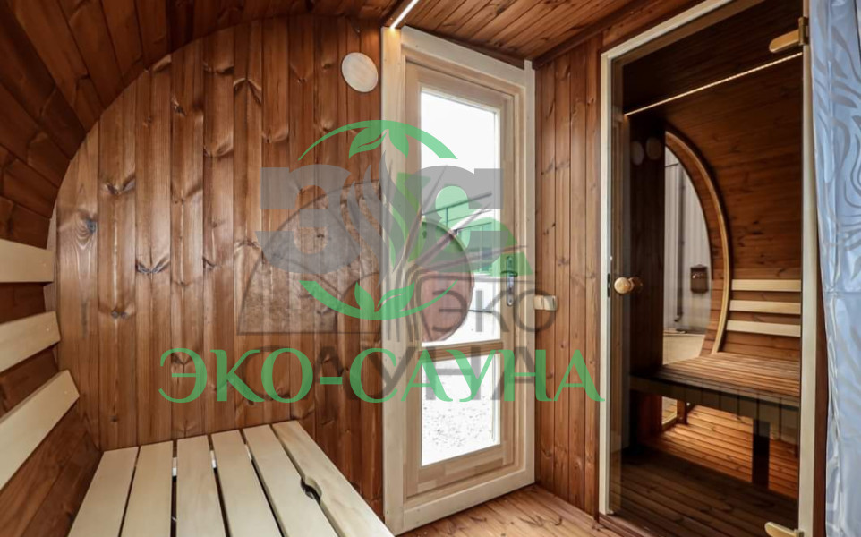 Овальная баня бочка функо1 4м 