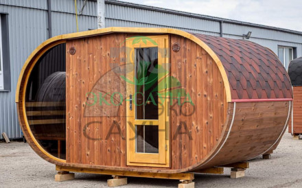 Овальная баня бочка функо1 4м 