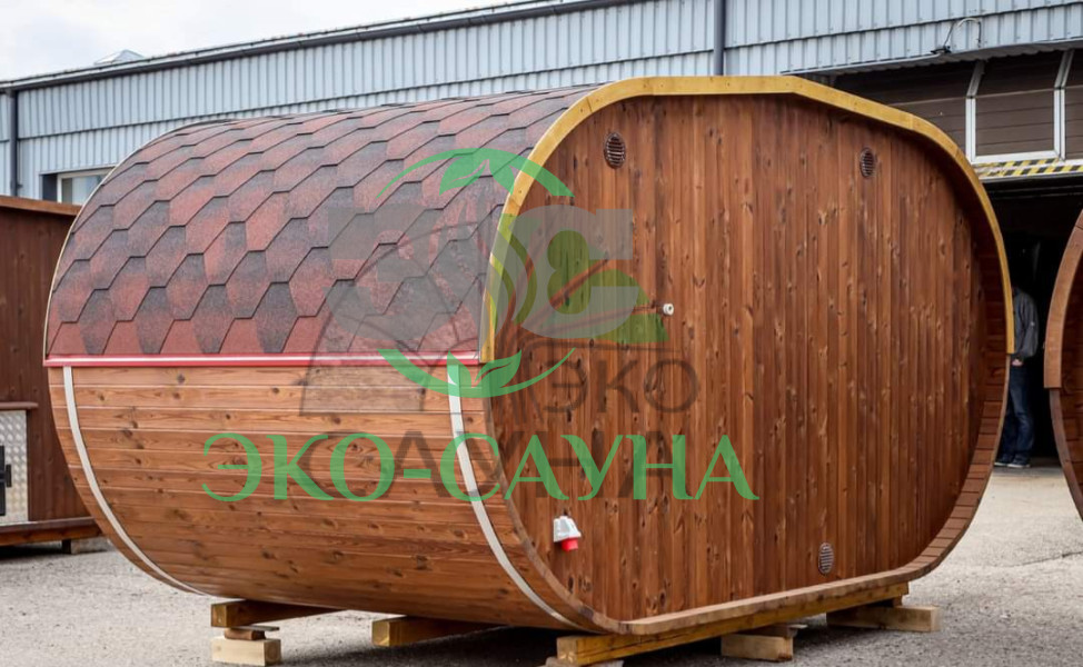 Овальная баня бочка функо1 4м 