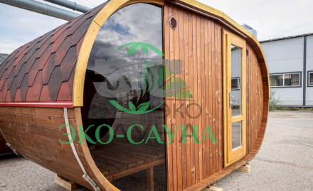 Овальная баня бочка функо1 4м 