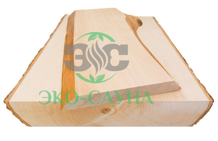Доска необрезная из Липы "40мм" сорт 1-2