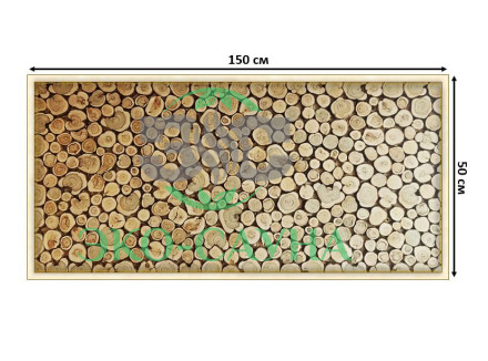 Панно из Можжевельника 50х150см