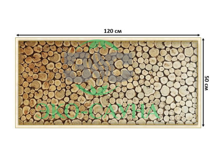 Панно из Можжевельника 50х120см