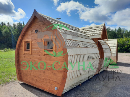 Баня викинг  КРИСТИАНСТАД5   6м x 2.40м