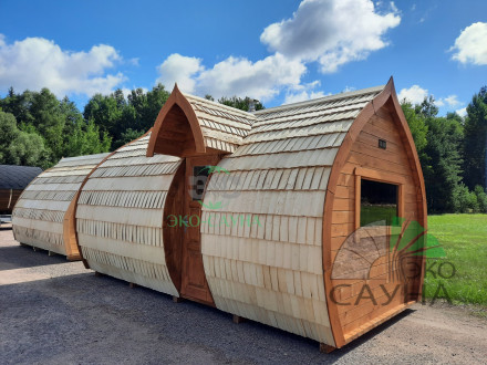 Баня викинг  КРИСТИАНСТАД5   6м x 2.40м