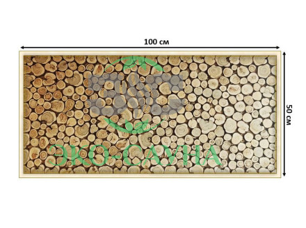 Панно из Можжевельника 50х100см