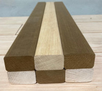 Полок из термодревесины